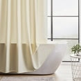 thumbnail image 7 of Waffle Weave Shower Curtain – Water-Repellent Fabric for Bathroom, Machine Washable, 70" x 70", Beige, Pique Pattern, 7 of 7