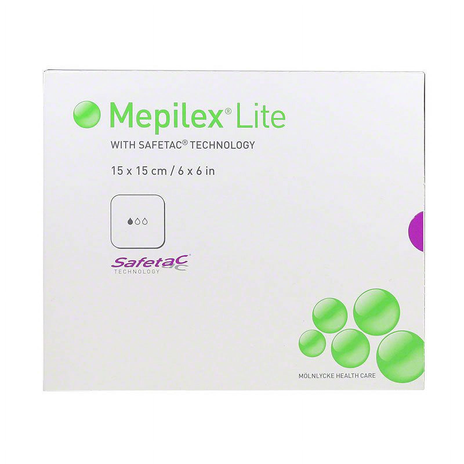 Mepilex Lite Silicone Foam Dressing, 4