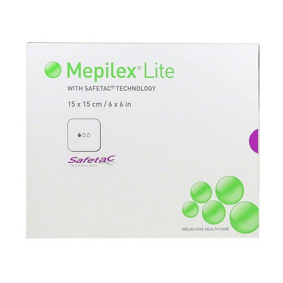 Mepilex Lite Thin Foam Dressing 6" X 6" Each (1 Each)