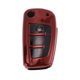 thumbnail image 1 of Funda de llave de coche TPU roja única para Audi A1, Audi A3, Audi A4, funda de control remoto de 3 botones, 1 of 6