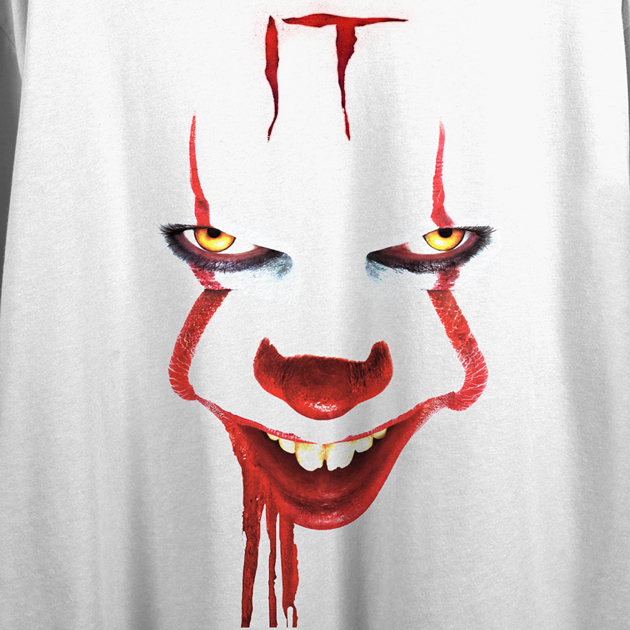 It Chapter 2 Pennywise Face Poster Art Crew Neck Short Sleeve