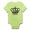 Kiwi, variant on CafePress - King Crown Infant Bodysuit - Baby Light Bodysuit, Size Newborn - 24 Months
