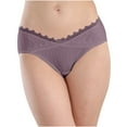 thumbnail image 6 of Bigersell Underwear Women Clearance Women Underwear Boy Shorts Panty Style P-1746 Cotton Boyshort Panties Cotton Thong Briefs Mid Waist Women's Bikini Panties Purple XL, 6 of 7