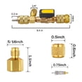thumbnail image 2 of Valve Core Remover Wrench Air Conditioning Line Repair Tools for Hvac R32 R410A B, 2 of 7
