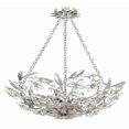thumbnail image 3 of Crystorama Marselle 6 Light Antique Silver Semi Flush Mount - 24"W x 6"H x 24"D, 3 of 10