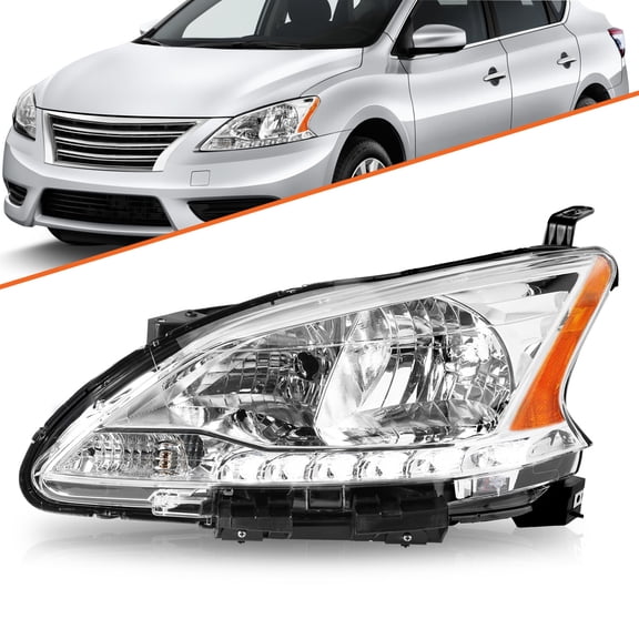 For 2013 2014 2015 Nissan Sentra Halogen Left Driver Headlight Assembly Headlamp