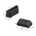 thumbnail image 2 of Unique Bargains Silicone TV  Male Port Anti-Dust Stopper Cap Cover Black 10 pcs, 2 of 4