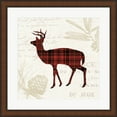 thumbnail image 1 of Plaid Lodge II by Wild Apple Portfolio, Framed Wall Art, 19.75W x 19.75H, 1 of 1
