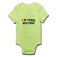 thumbnail image 1 of CafePress - I * Track And Field Infant Creeper - Baby Light Bodysuit, 1 of 1
