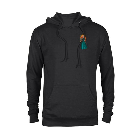 Disney Princess Merida Small Pose - Pullover Hoodie for Adults - Customized-Black