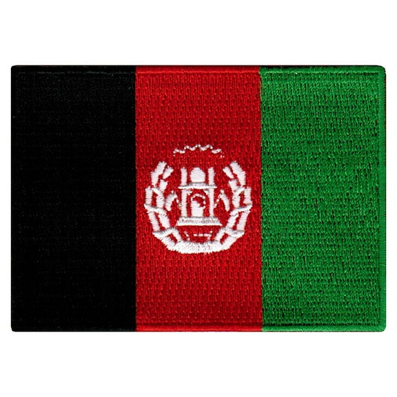 Afghanistan Flag Embroidered Iron-on Patch