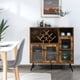 thumbnail image 2 of Mueble industrial Costway despensa de madera marrón rústico, 2 of 4