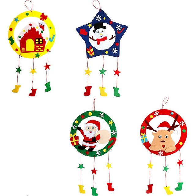 Seasonal DIY Wreath Kit, Fun Holiday Craft Supplies for Enjoyable Family Projects