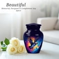 thumbnail image 5 of Puffin Miniature Urn For Mothers, Mini Urn For Human Ashes Adult Male, Small Urns For Human Ashes Keepsake Dad, Blue Cremation Urns For Adult Ash Women, 3 Inch, 5 of 7