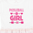 thumbnail image 4 of Inktastic Pickleball Girl Girls Toddler Dress, 4 of 5
