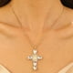 thumbnail image 1 of Weipu zircon Cross collar colgante personalidad creativa Virgin Cross collar cadena de clavícula femenina joyas de pareja regalo de San Valentín, 1 of 5