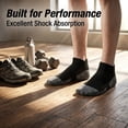 thumbnail image 5 of 6 Pairs Ankle Socks, No Show Sports Socks for Men & Women, 5 of 6