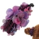 thumbnail image 1 of 1PC Fabric Flowers Beads Banana Hair Clip Ponytail Holder Hair Accessories for Women Girls (Purple), 1 of 4