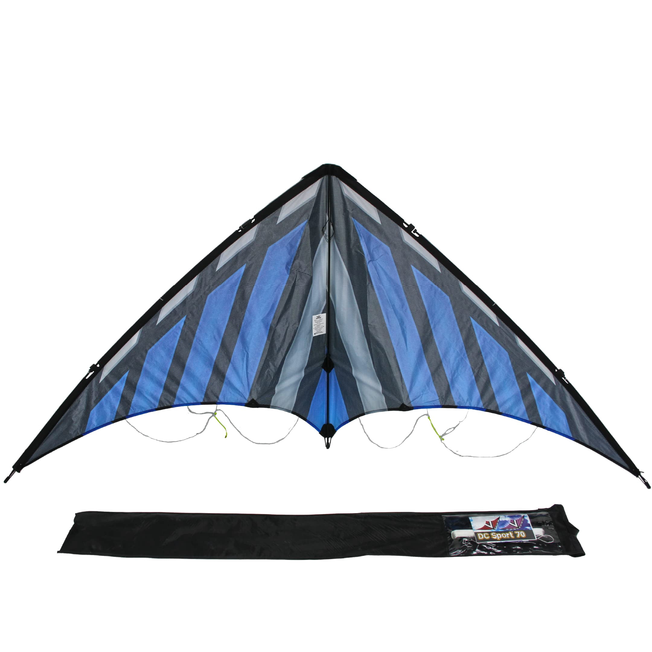 WindNSun Stunt Kites - Intro, Travel, and Competition Dual Line 2-Control Kites for Tricks, Acrobatic Stunts, and Syncronized Flying