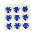 thumbnail image 4 of 10 Sheets Rhinestone Stickers Children Hand Acrylic Decals Three-dimensional Student DIY Love Heart Crafts Label Table Party Dark Blue, 4 of 7