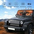 thumbnail image 6 of Bingfone Sunflower Black Dog Car Windshield Sun Shade Protector Keep Your Vehicle Cool Sun Shield Visor Cover Foldable for Car Truck SUV-Medium, 6 of 8