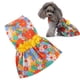 thumbnail image 2 of Vestido de verano suave y agradable para la piel para perros con estilo Vestido floral para cachorros, 2 of 8