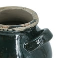 thumbnail image 5 of A&B Home Dark Green Tapering Rustic Terracotta Vase 7.9" x 7.9" x 6.7", 5 of 5