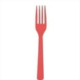 thumbnail image 1 of Coral Plastic Forks, Premium - Case of 288, 1 of 1