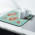 thumbnail image 3 of Washable Rubber Pioneer Dish Drying Mats For Kitchen Counter Home Large Coffee Bar Pad Accessories And Decor For Utensils Stemware (16''x18''), 3 of 6