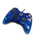 thumbnail image 1 of Control Alambrico Generico Cromado Compatible Para X box 360 USB Color Azul Cromo, 1 of 2