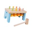 thumbnail image 4 of Juego de martillar de madera con 8 clavijas, juguete colorido y didáctico para niños que fomenta la coordinación mano-ojo., 4 of 9