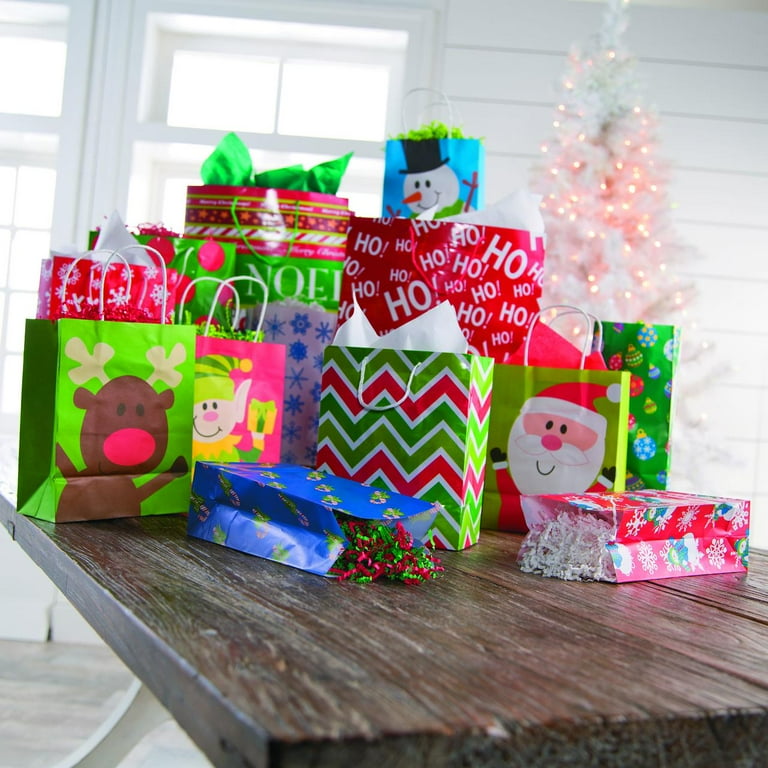Grandes Christmas Gift Bags with Tags Festive Assortment Party