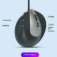 thumbnail image 4 of Vertical Mouse Ergonomic Optical Mice Adjustable 1600DPI 6 Button for Laptop, 4 of 12