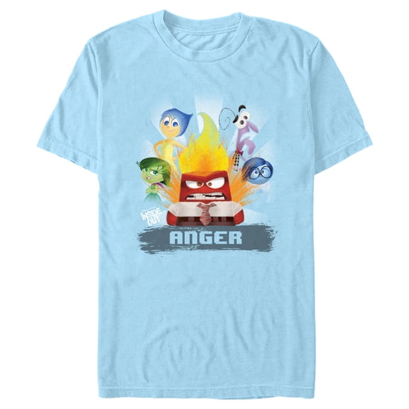 Men's Inside Out Fire Anger Graphic T-Shirt