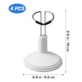 thumbnail image 2 of Beaupretty 4 Pcs Figure Display Stand White Iron for Doll Window Display, 2 of 8