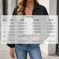 thumbnail image 3 of Chiccall Jackets for Women Fall Winter Fashion Long Sleeve Coats Casual Lapel Full Zip Up Bomber Jacket with Pockets Black S, 3 of 9