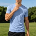 thumbnail image 5 of SAWOBUUN Mens Quick Dry Athletic T-Shirt Short Sleeve Moisture Wicking Workout Top Lightweight Breathable Stretch Gym Running Tee, 5 of 9