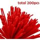 thumbnail image 2 of 200 Piezas De Limpiadores De Tuberías Rojas, Tallos De Chenilla Para Niños, Arte, Manualidades Creativas, Navidad, Año Nuevo, Decoraciones Diy (6 Mm X 12 Pulgadas), 2 of 4