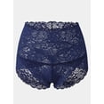 thumbnail image 3 of Womens Sexy Underwear Tummy Control Lace Panties High Waisted Plus Size Ladies Full Coverage Brief, 3 of 6