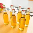 thumbnail image 3 of Maoww 6PCS Clear Glass Beer Bottles for Home Brewing with Easy Wire Swing Cap, 3 of 6