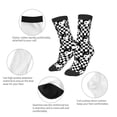 thumbnail image 3 of Sigee Ying Yang Checkered for Premium Children's Socks Unisex School Kids Boys Girls,Soft and Comfy Kids' Socks, 3 of 5