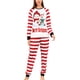 thumbnail image 2 of Ropa De Descanso Navideña, Conjunto De Pijama Navideño Elegante Y Suave Rojo Y A Rayas Para El Hogar Para Fiesta, 2 of 4
