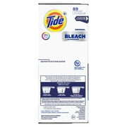 Tide Plus Bleach Powder Laundry Detergent, Original Scent, 129 oz, 89 Loads