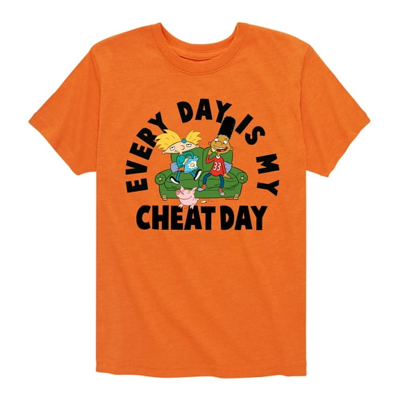 Hey Arnold! - Cheat Day - Toddler And Youth Short Sleeve Graphic T-Shirt