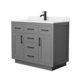 thumbnail image 3 of Wyndham Collection Wcg262642s-Vca-Unsmxx Beckett Tk 42" Free Standing Single Basin Vanity, 3 of 7