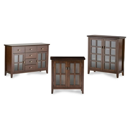 Simpli Home - Artisan Media Cabinet for Most Flat-Panel TVs Up to 42" - Brown