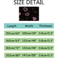 thumbnail image 3 of GZHJMY Soft Rug Large Area Rugs, Pink Hearts Valentine's Day Comfortable Indoor Carpet, Baby Play Mat for Living Room Bedroom Nursery Decor Floor Mat 63x48inch Carpet Runner, 3 of 6