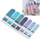 thumbnail image 5 of Calcomanías de esmalte de uas, tira de esmalte de uas ampliamente utilizada, tiras exquisitas de fácil uso, envolturas de uas DIY completas, calcomanías para interior para Unbranded 1414210014915, 5 of 8