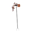 thumbnail image 3 of Escultura de viento para baterista de jardín, , percusionista, figura musical, estatua, molinillo de viento para jardín, parterre de Oro, 3 of 8