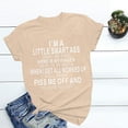 thumbnail image 3 of tklpehg Tshirts Shirts for Women Casual Short Sleeve Shirts Summer Crewneck Funny Letter Print T Shirt Graphic Tee Comfy Soft Loose Blouses (A-Beige,M), 3 of 5